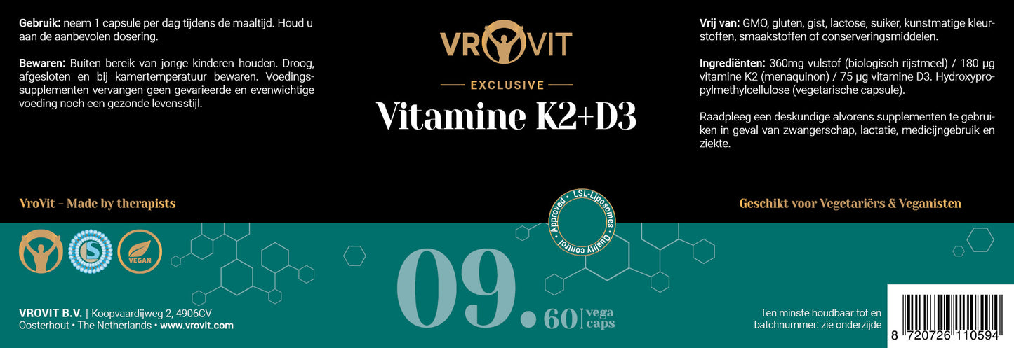 No.9 Vitamine K2+D3