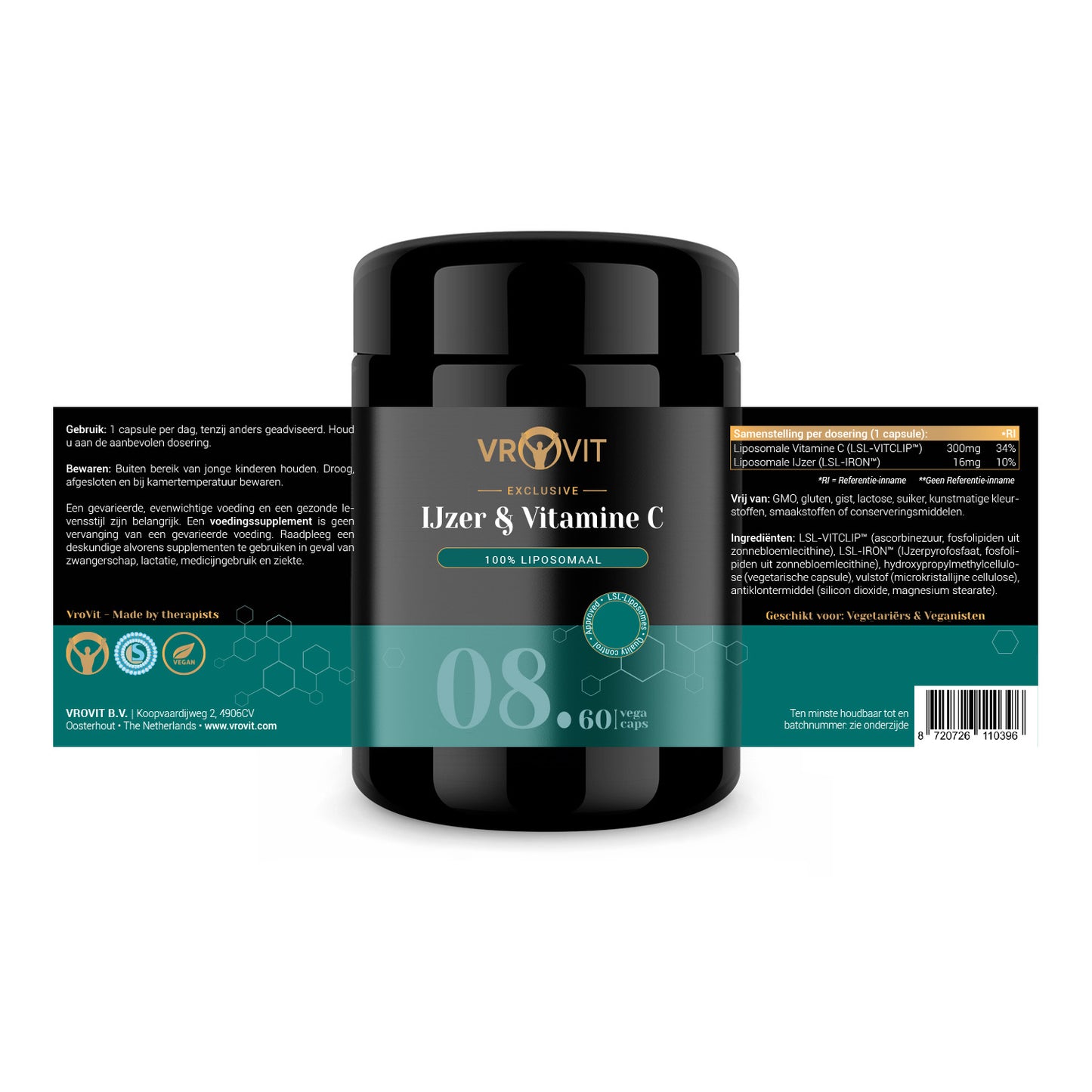 No.8 Liposomale IJzer & Vitamine C
