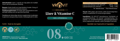 No.8 Liposomale IJzer & Vitamine C