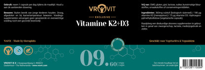 No.9 Vitamine K2+D3